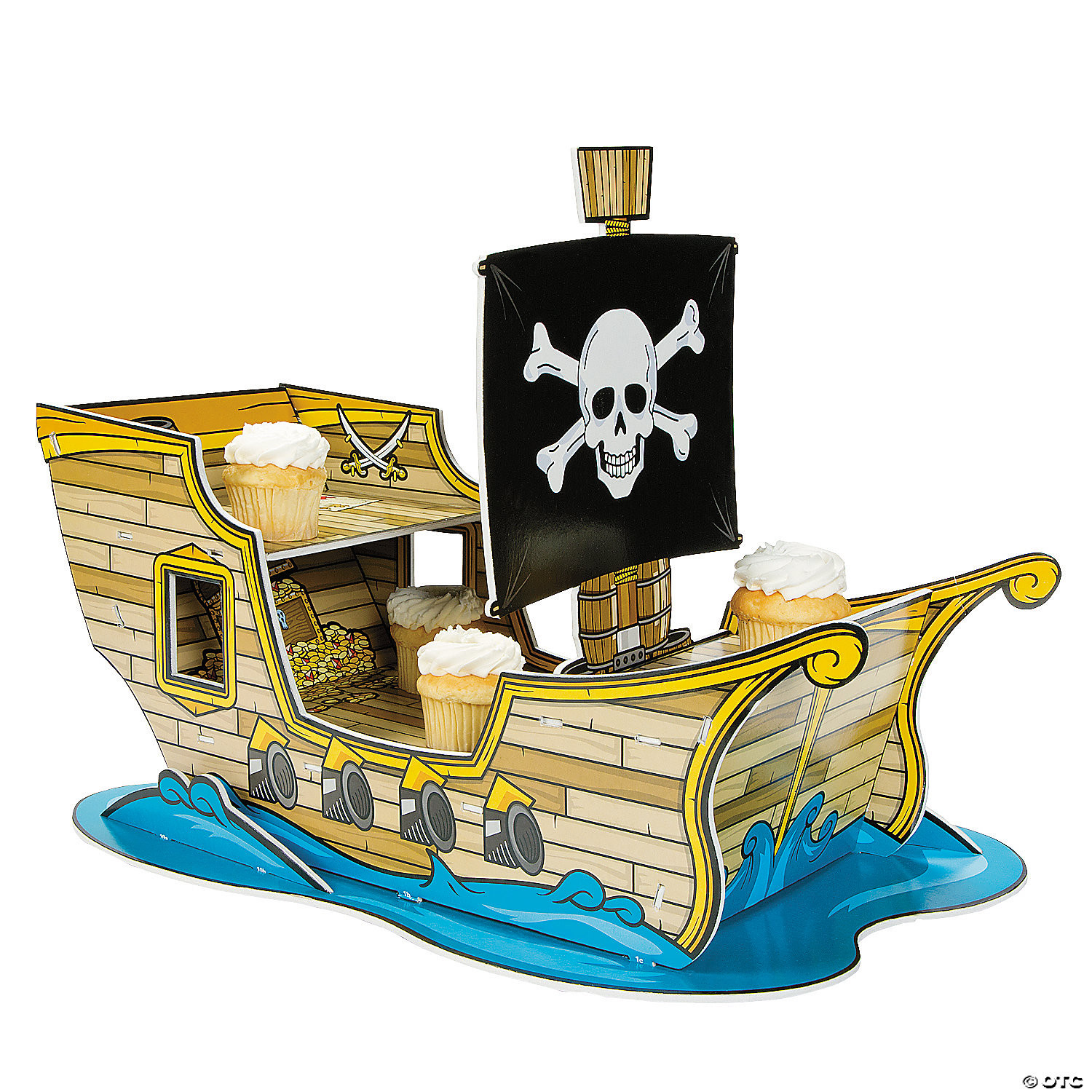 Pirate Ship Cupcake Stand | Oriental Trading Company
