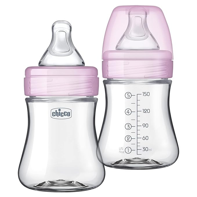 Chicco Duo 5oz. Hybrid Baby Bottle with Invinci-Glass Inside and Plastic Outside | Dishwasher, Bo... | Amazon (US)