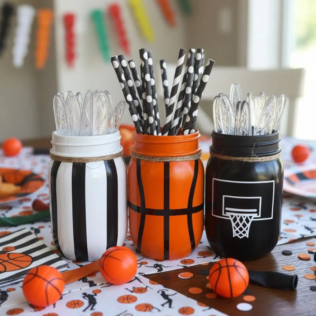 Basketball party decor for rookie of the year basketball birthday party march basketball theme ce... | Etsy (US)
