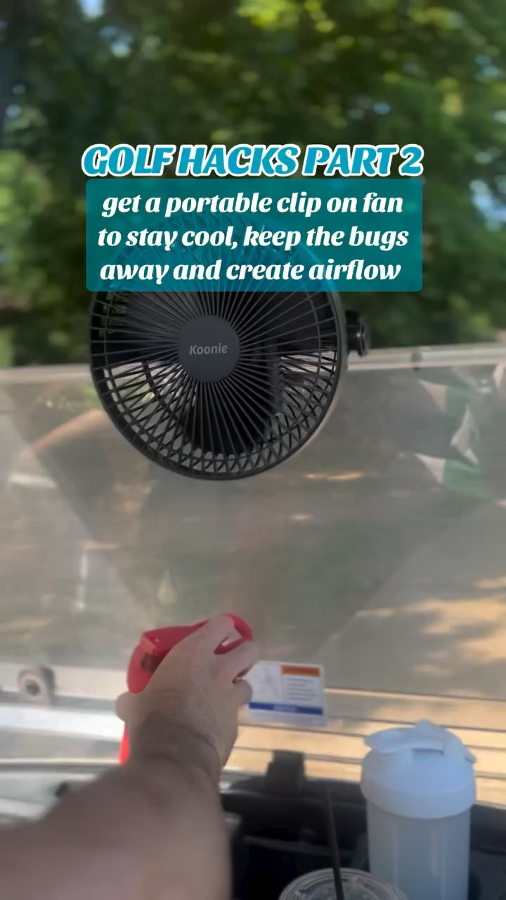 golf hacks by the golf girlfriend part 2 
tiktok: @thegolfgirlfriend 
•
•
•
golf, tulsa golf, golf girlfriend, golf hacks, golf tips, summer golf, hot weather, portable fan