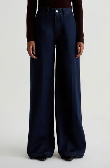 Deven Ultra High Waist Wide Leg Trouser Jeans | Nordstrom