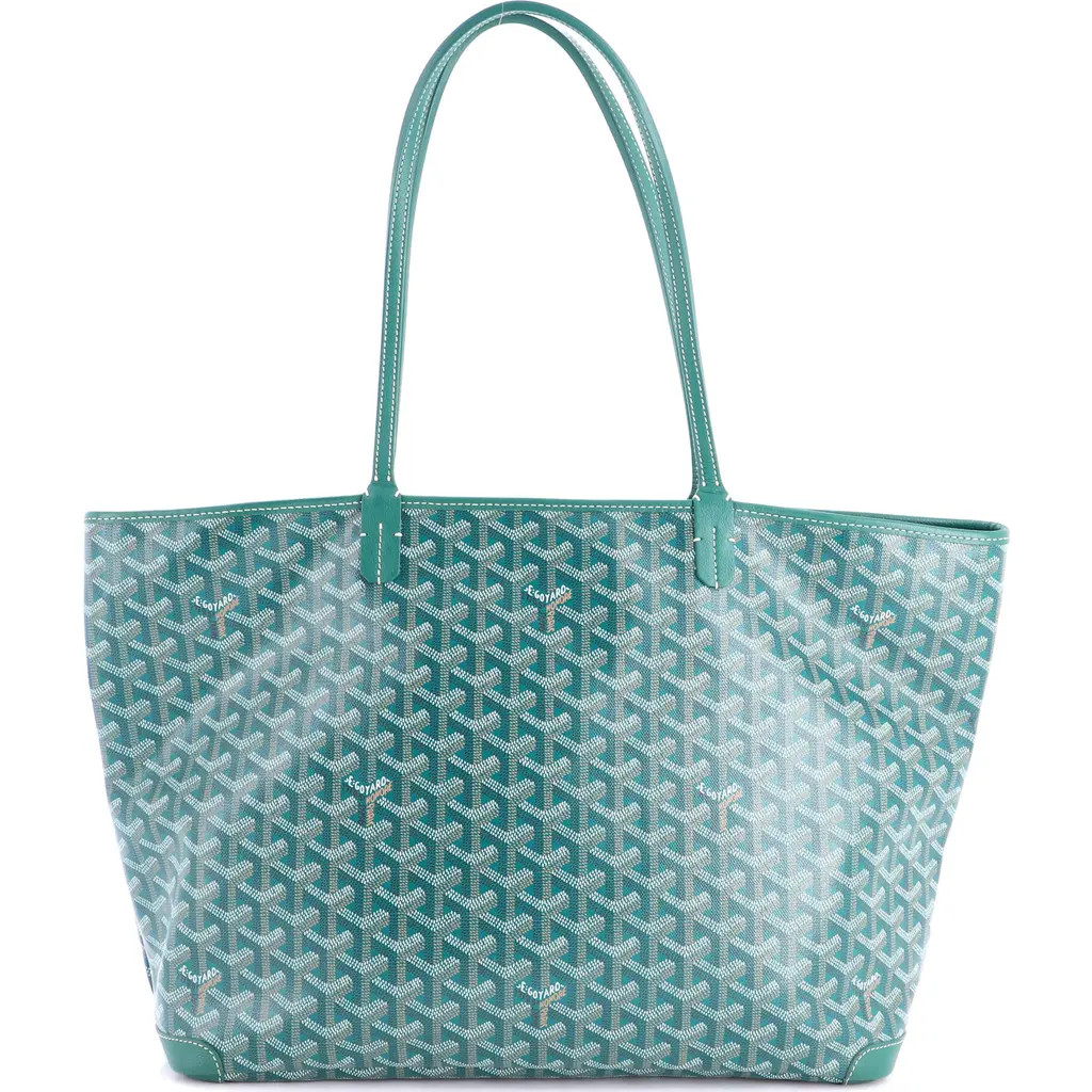 Pre-Owned Goyard Artois Tote Coated Canvas MM in Green at Nordstrom, Size Medium | Nordstrom