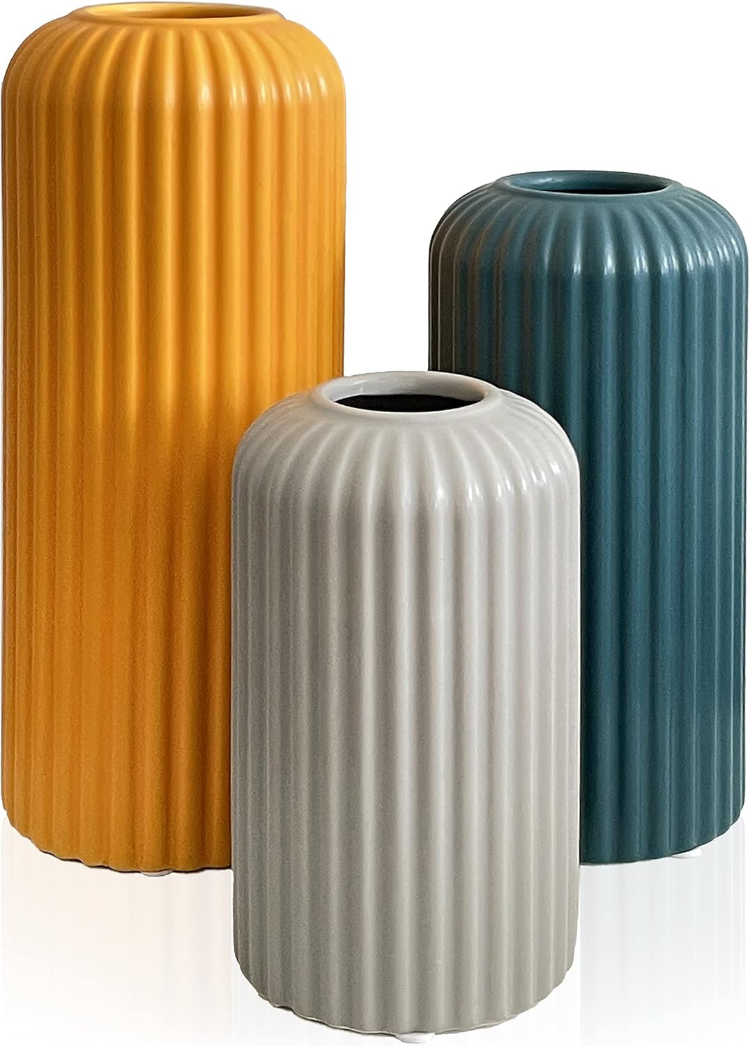 Rumi Décor Modern Ceramic Vases for Decor - Living Room Decor, Coffee Table Decor, Home Decor, F... | Amazon (US)