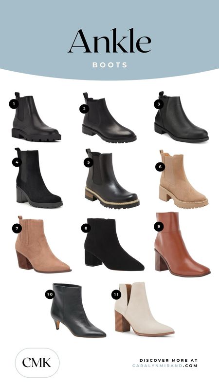 Ankle boots for fall! Sharing some of my favorite styles. 

#LTKshoecrush #LTKSeasonal #LTKstyletip