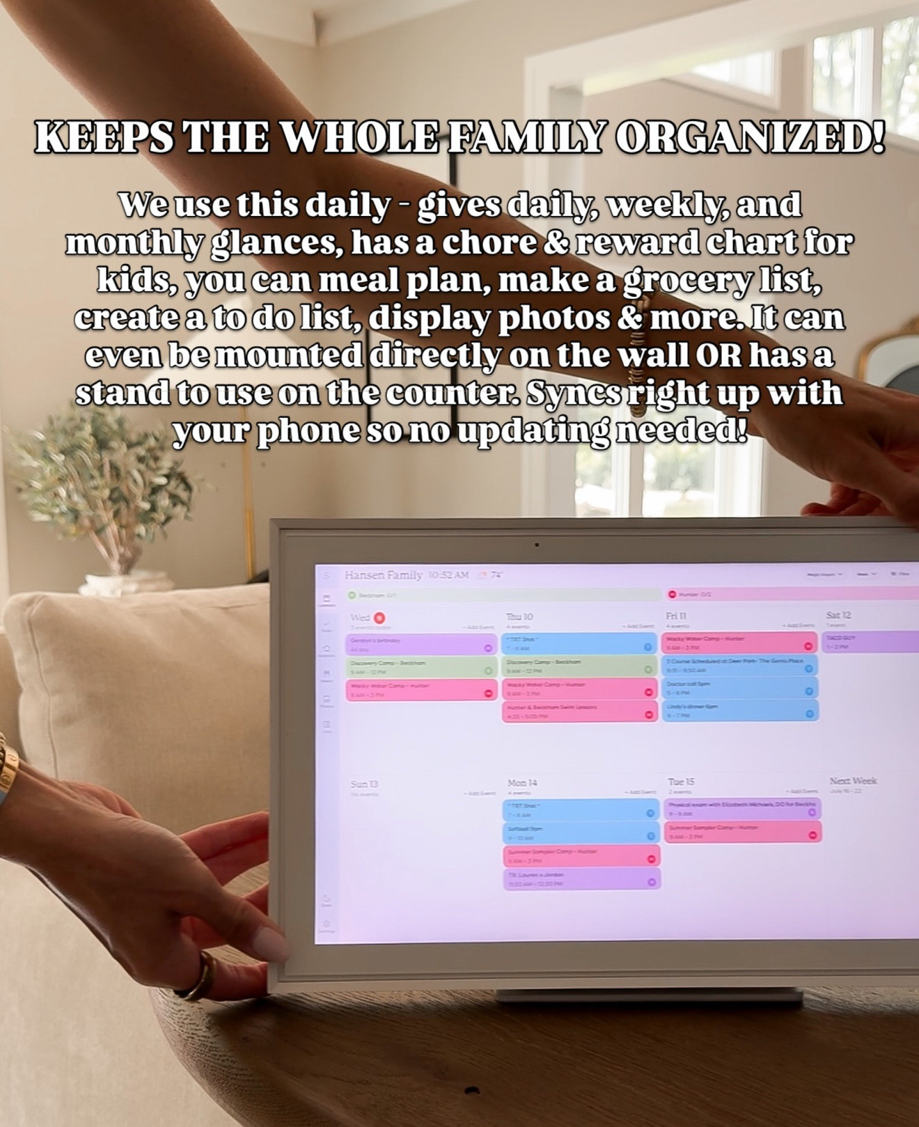 The best calendar that keeps our whole family organized!! it has so many features and is perfect for adults and kids!! This is the perfect addition for back to school to keep all schedules in one place!

#LTKFamily #LTKTravel #LTKHome