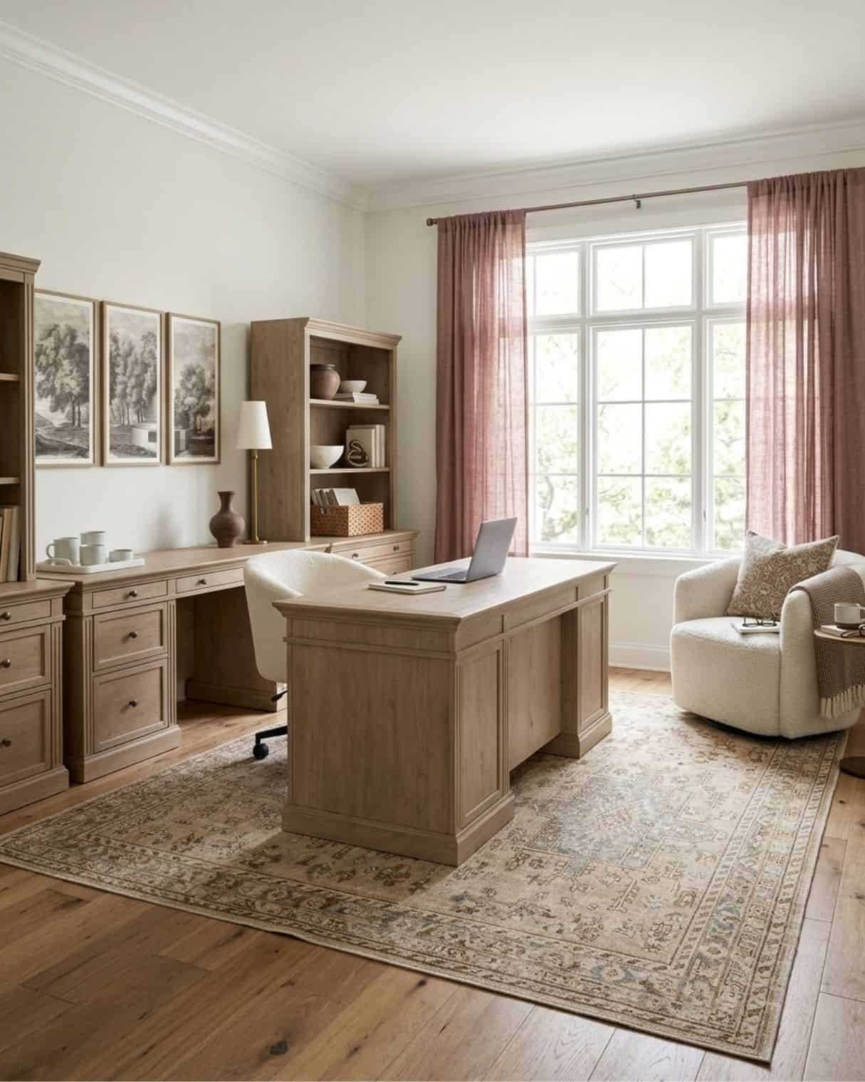 Traditional Elegant Home Office Design

*Note: This is a digital room mockup showcasing product styling ideas from my room design mood board.

#LTKHome