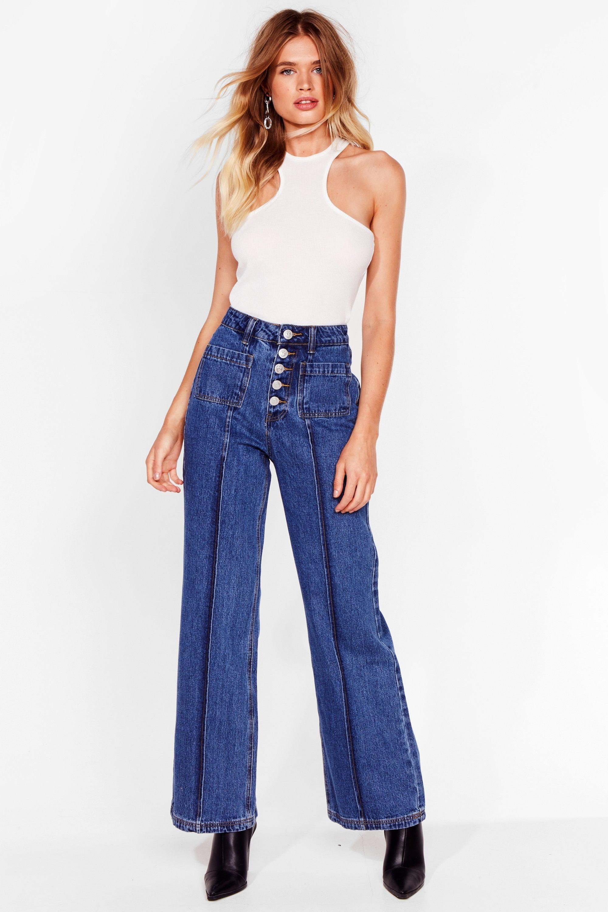 Seams Like a Good Idea Wide-Leg Jeans | NastyGal (US & CA)