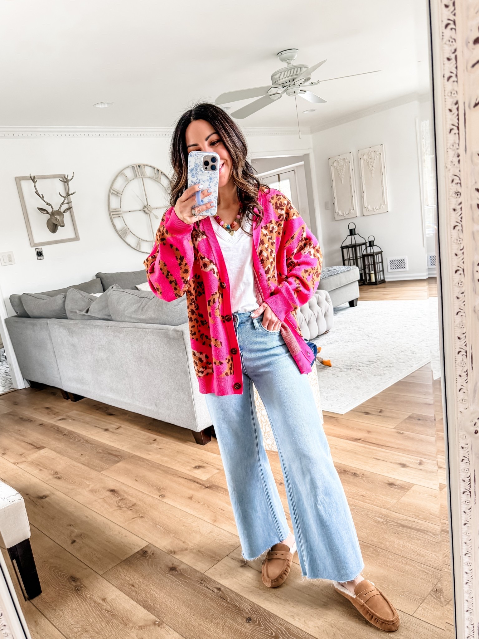 Cardigan and jeans 50% off in cart. Sweater small. Jeans 25. Shoes TTS.

#LTKOver40 #LTKSaleAlert #LTKPetite