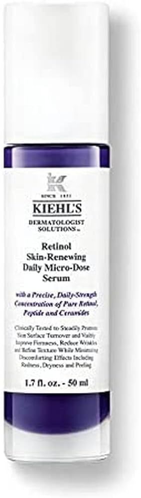 Kiehl's Retinol Skin-Renewing Daily Micro-Dose Serum, 1.7 fl oz / 50 mL | Amazon (US)