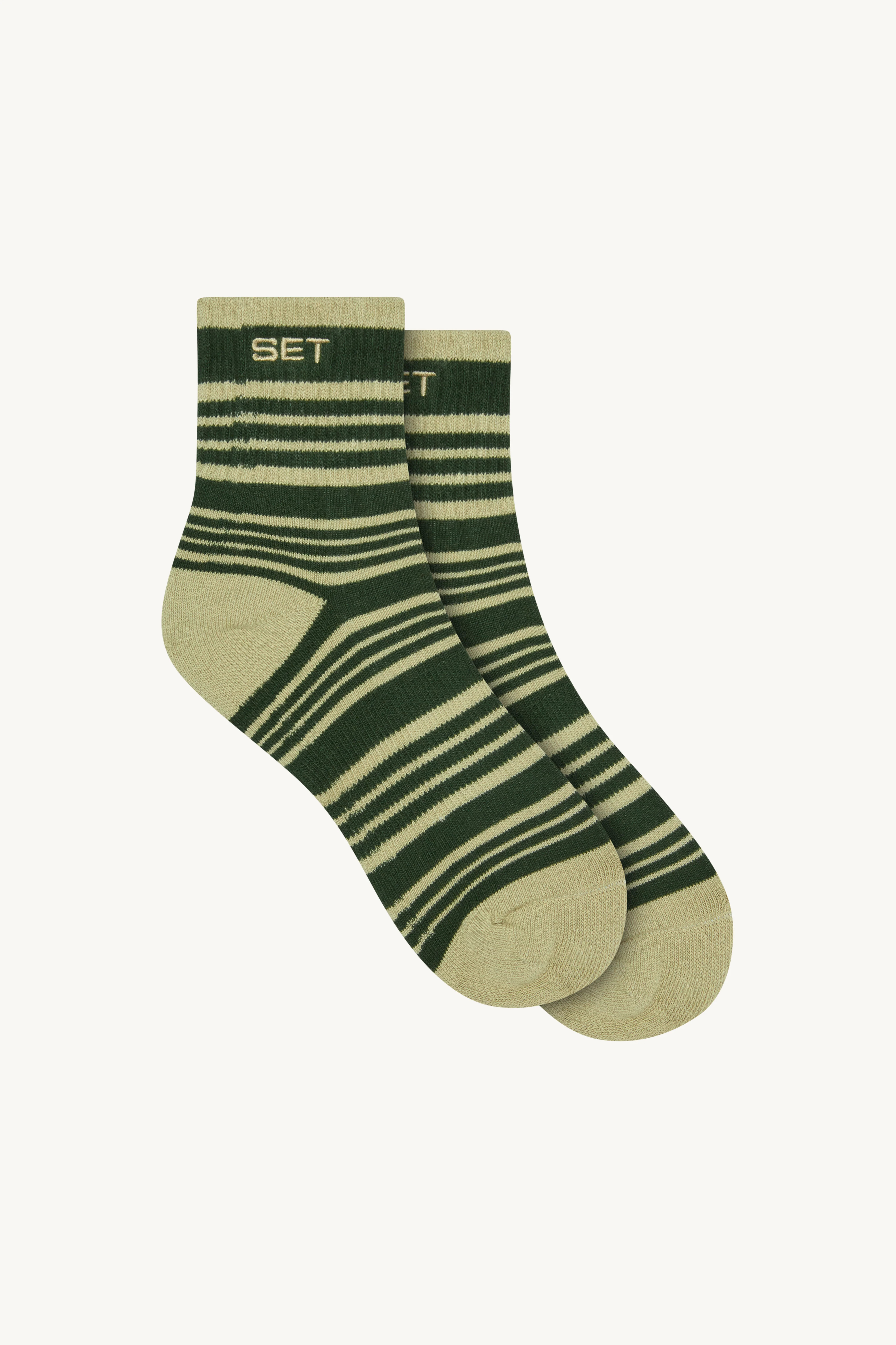 SET STRIPE SHORTY SOCKS - LAWN | SET Active