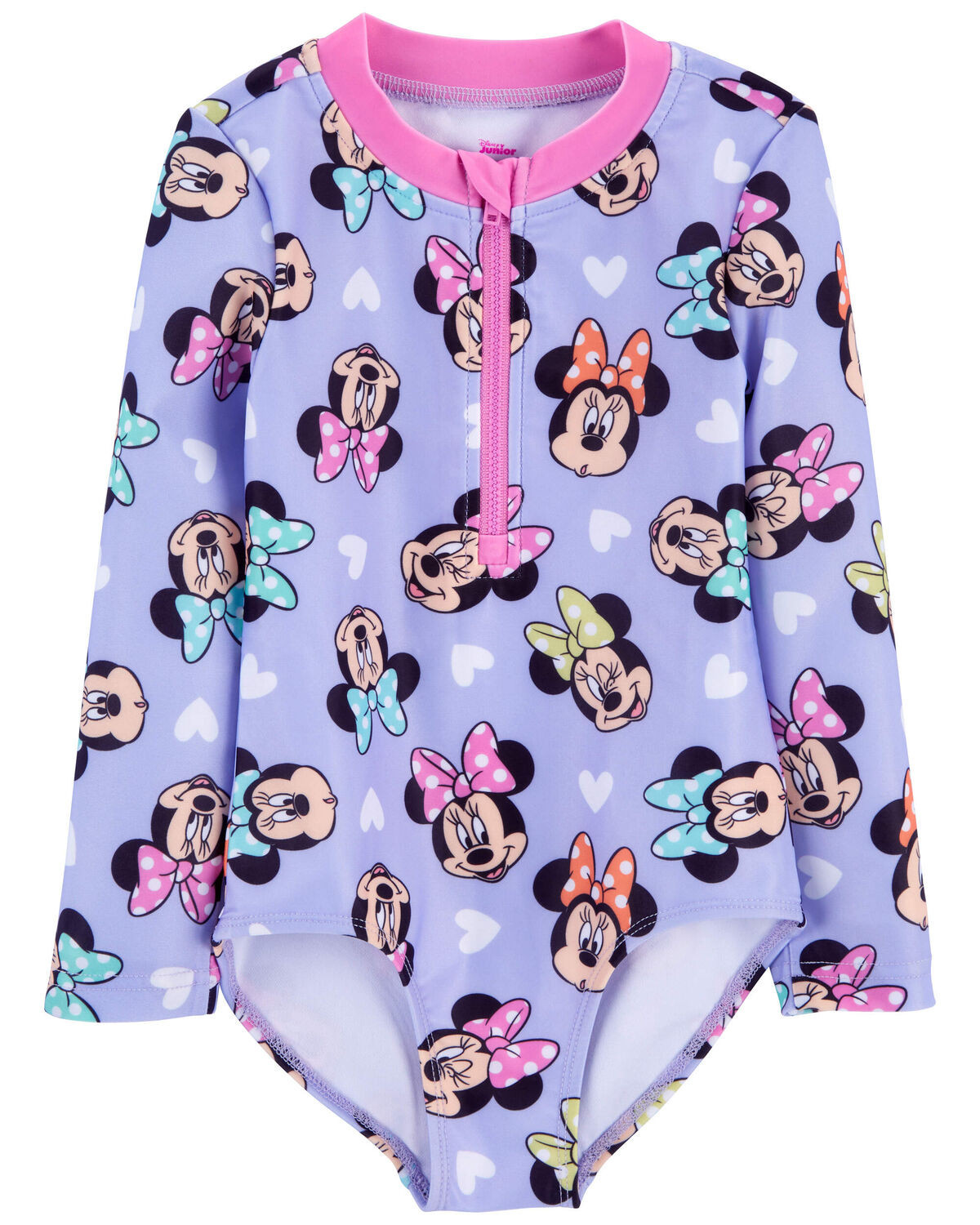 Purple Toddler Minnie Mouse 1-Piece Rashguard | carters.com | Carter's