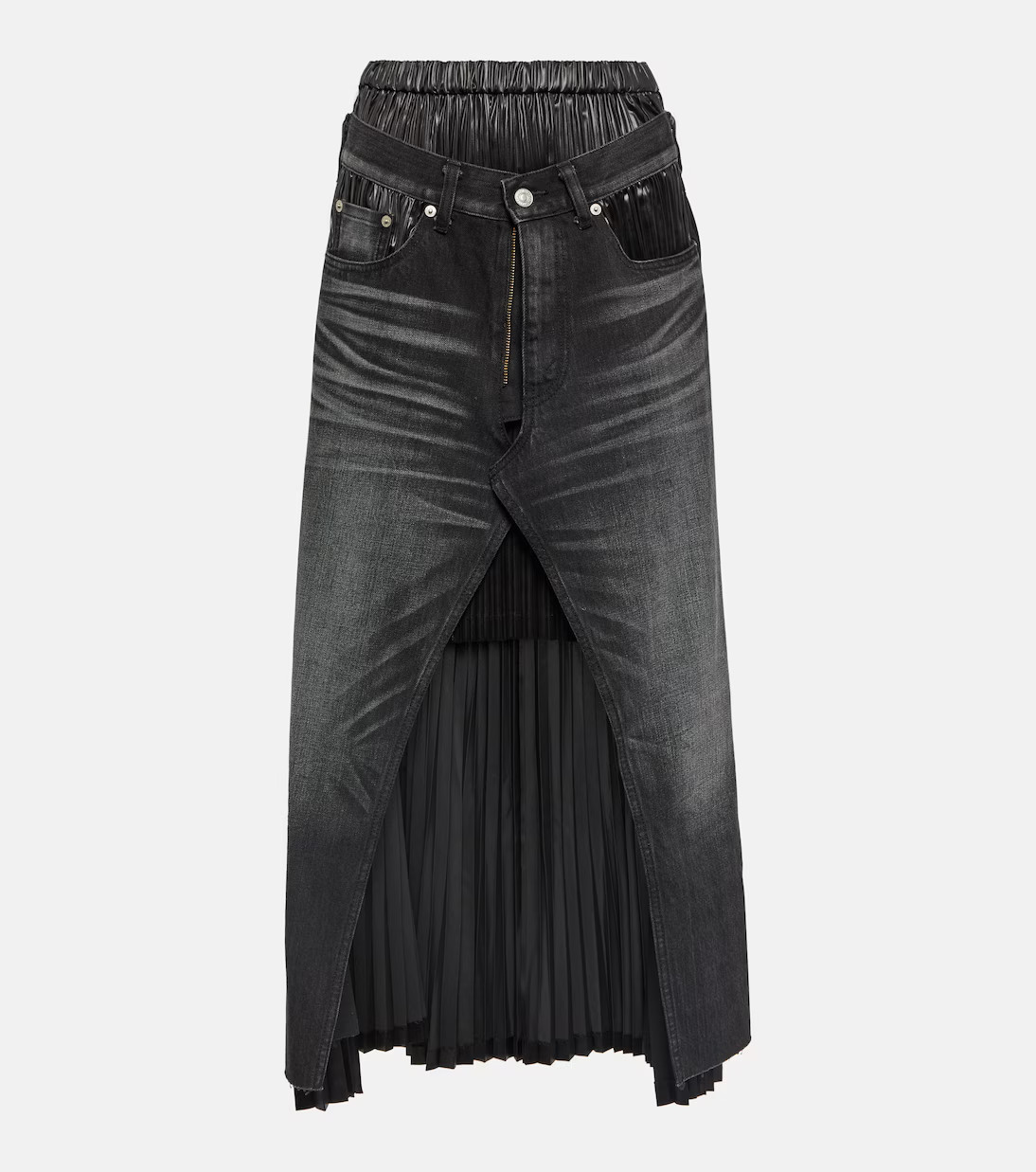 x Levi's® layered denim midi skirt | Mytheresa (US/CA)