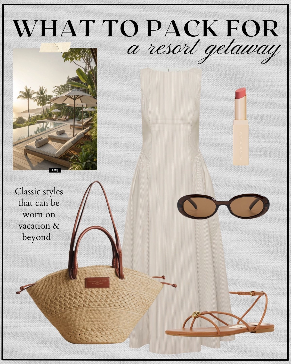 what to pack for a resort getaway

beach vacation / resortwear / monday swimwear / aritzia linen lodge pants / tailored shorts / matching set / dressy outfits / elevated style 

 

#LTKTravel