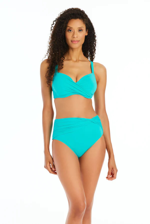 Let's Get Twisted High Waisted Bikini Bottom | Bleu Rod Beattie