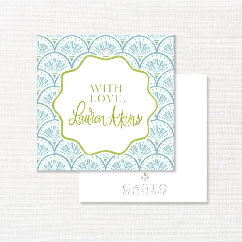 Custom Pattern Enclosure Card, Personalized Gifts, Gift Tag - Etsy | Etsy (US)