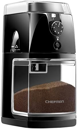 Amazon.com: Chefman Coffee Grinder Electric Burr Mill - Freshly Grinds Up to 2.8oz Beans, Large H... | Amazon (US)