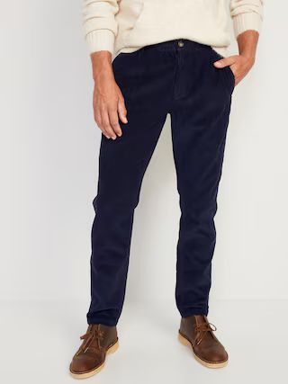 Slim Corduroy Pull-On Chino Pants for Men | Old Navy (US)