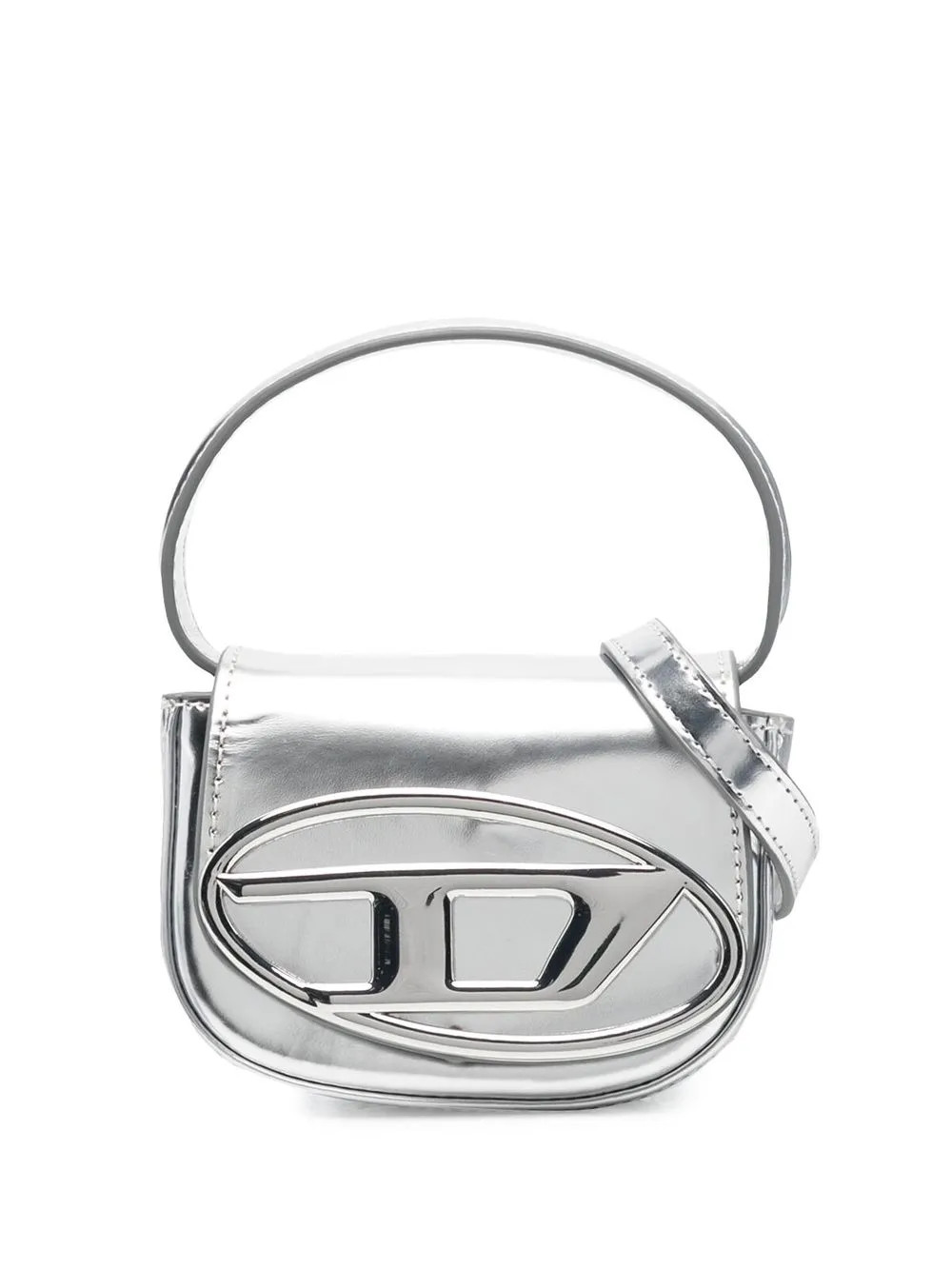 Diesel Mini Sac 1DR-XS-S Métallisé à Plaque Logo - Farfetch | Farfetch Global