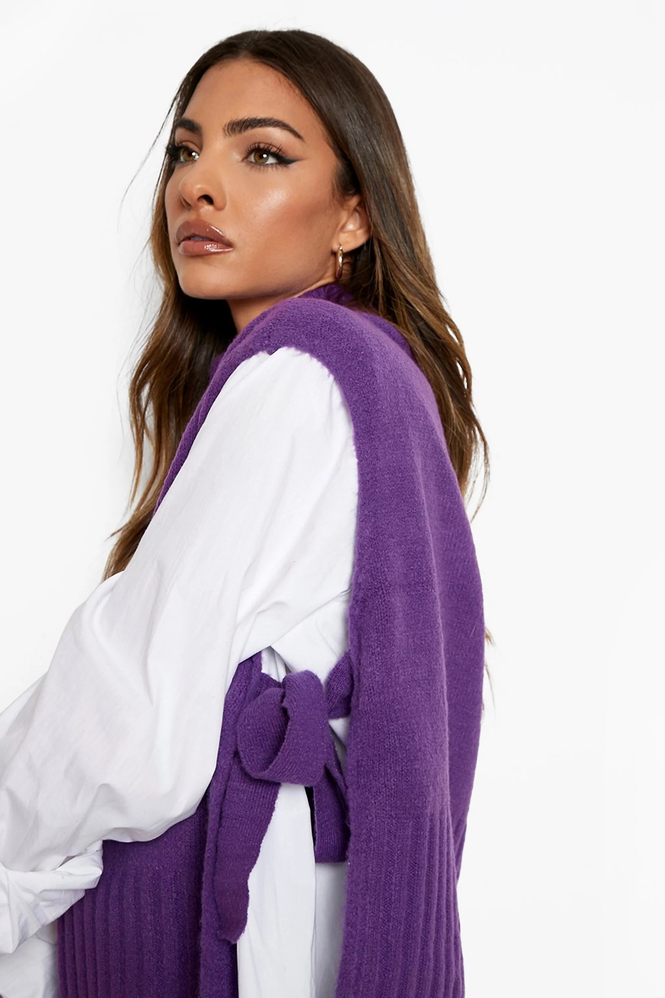 Tie Side Sweater Vest | Boohoo.com (US & CA)