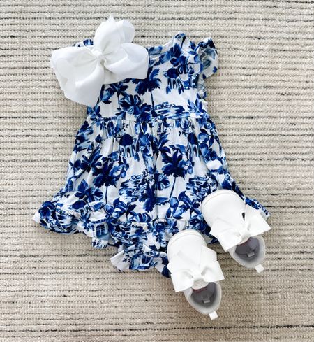 Spring and summer baby outfit that has matching mommy outfit, too! I love the ruffles and pattern. Perfect for every day or vacationn

#LTKBaby #LTKStyleTip