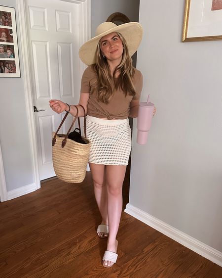 Pool uniform! This cover up skirt is SO cute and I’ll be living in it this summer! I also love that this beach hat has SPF 50+ 🙌🏼 



#LTKunder100 #LTKswim #LTKSeasonal