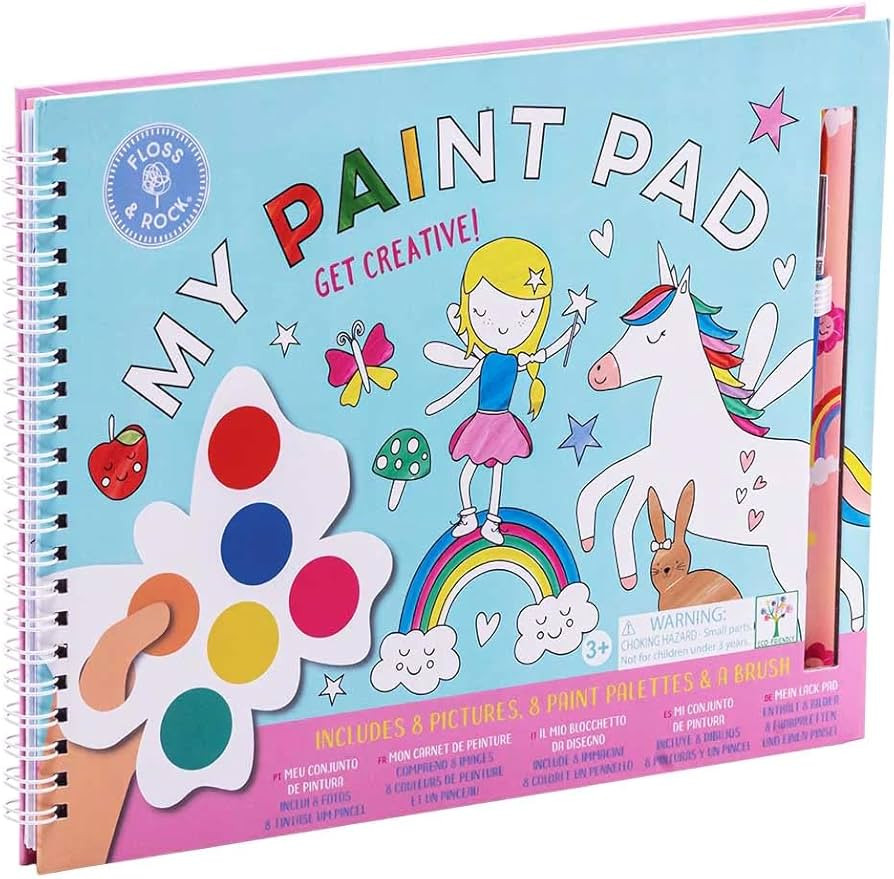 Floss & Rock Children's Arts & Crafts Drawing Set, Creative Supplies, Boys & Girls Paint Palette ... | Amazon (US)