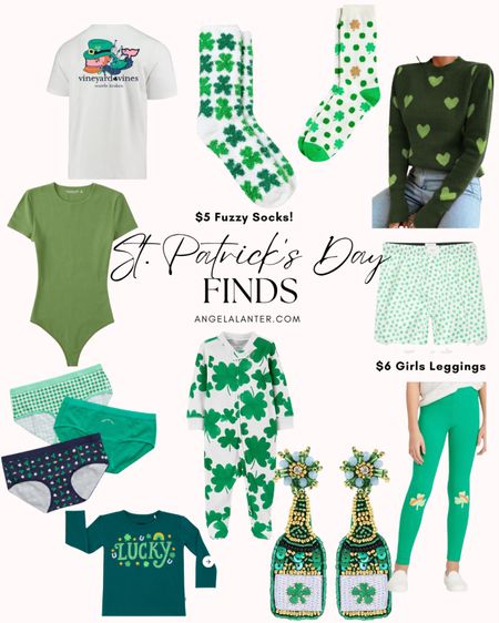 St. Patrick’s Day finds! So many cute shamrock goodies for the whole family ☘️

#stpatricksday #springstyle #stpaddysday #shamrock #familyfinds

#LTKFind #LTKfamily #LTKSeasonal