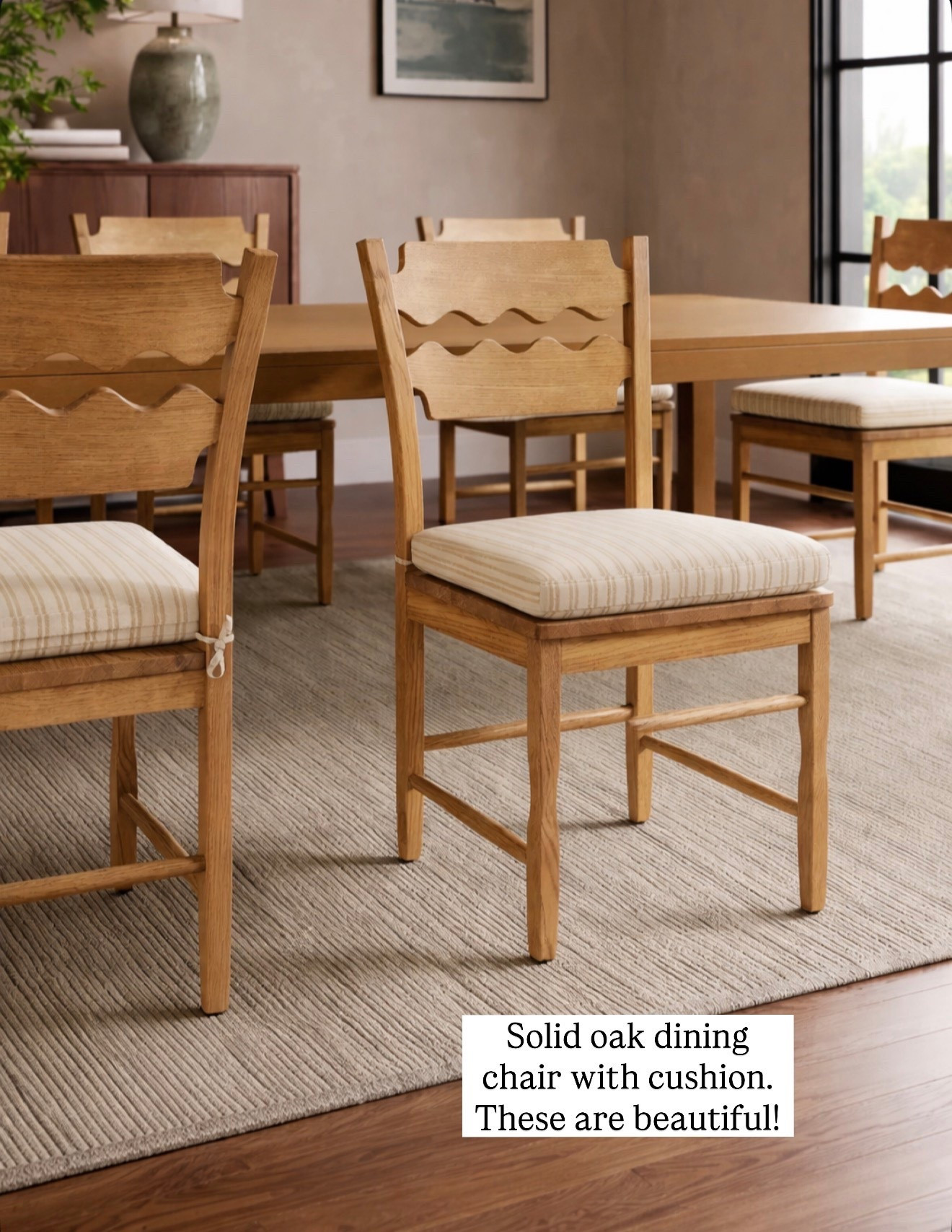 Loving these solid oak dining chairs I found at Walmart?!

#LTKHome