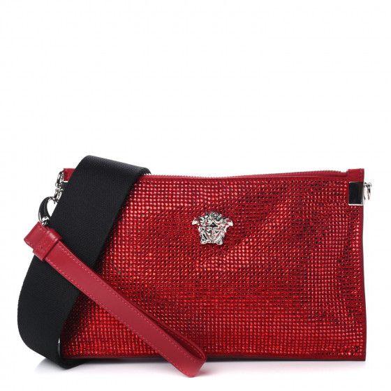 VERSACE

Palazzo Crystal Chain Evening Bag Red | Fashionphile