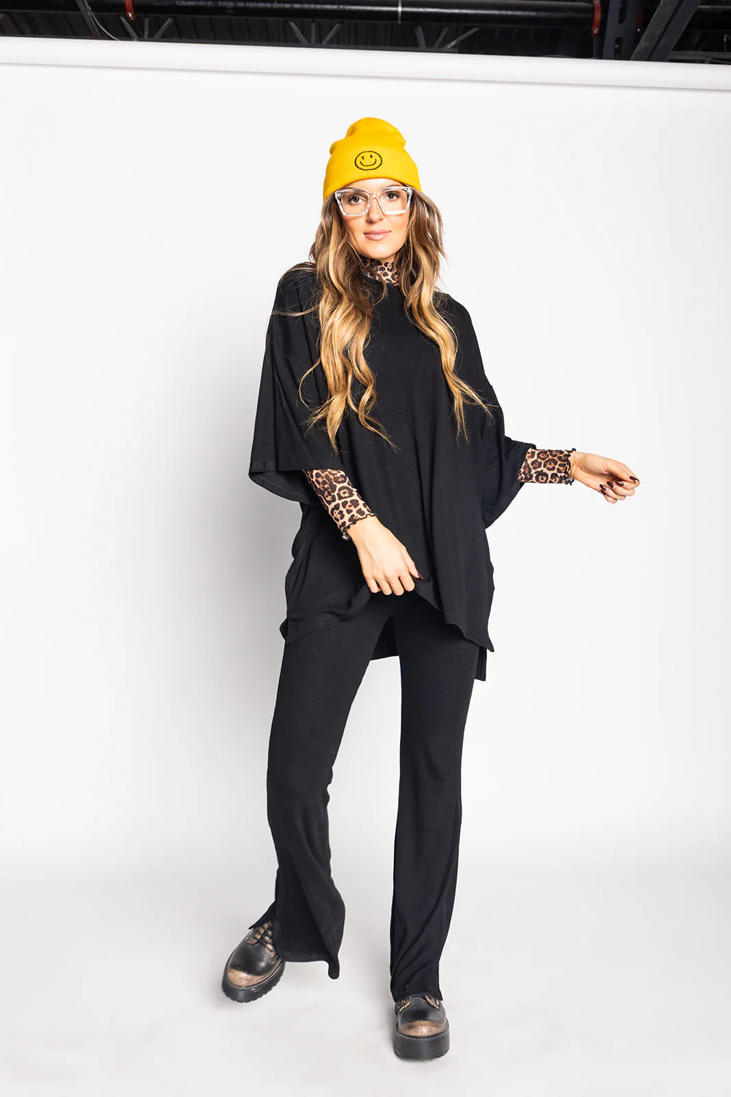 Day Dreamer Ribbed Pant Set - Black | WKNDchasers