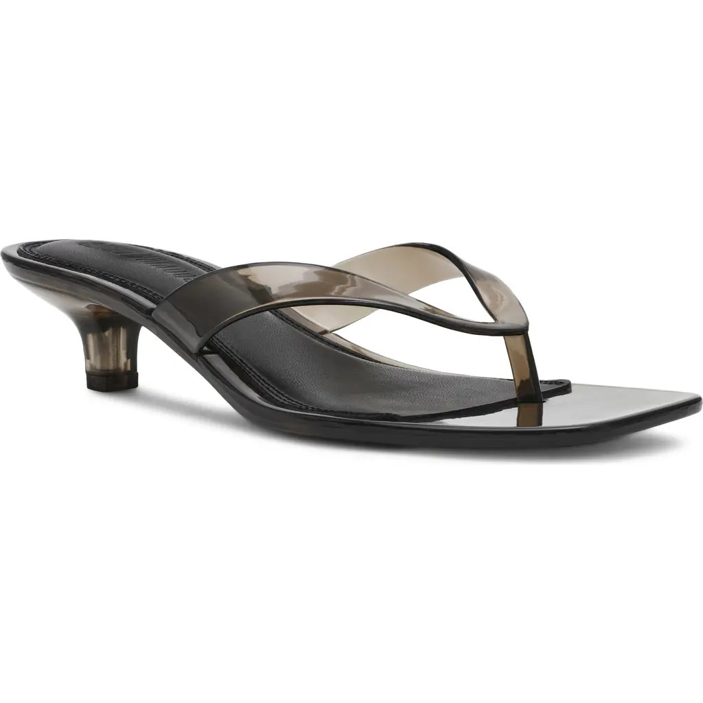 Steve Madden Tracie Kitten Heel Flip Flop in Smoke at Nordstrom, Size 8 | Nordstrom
