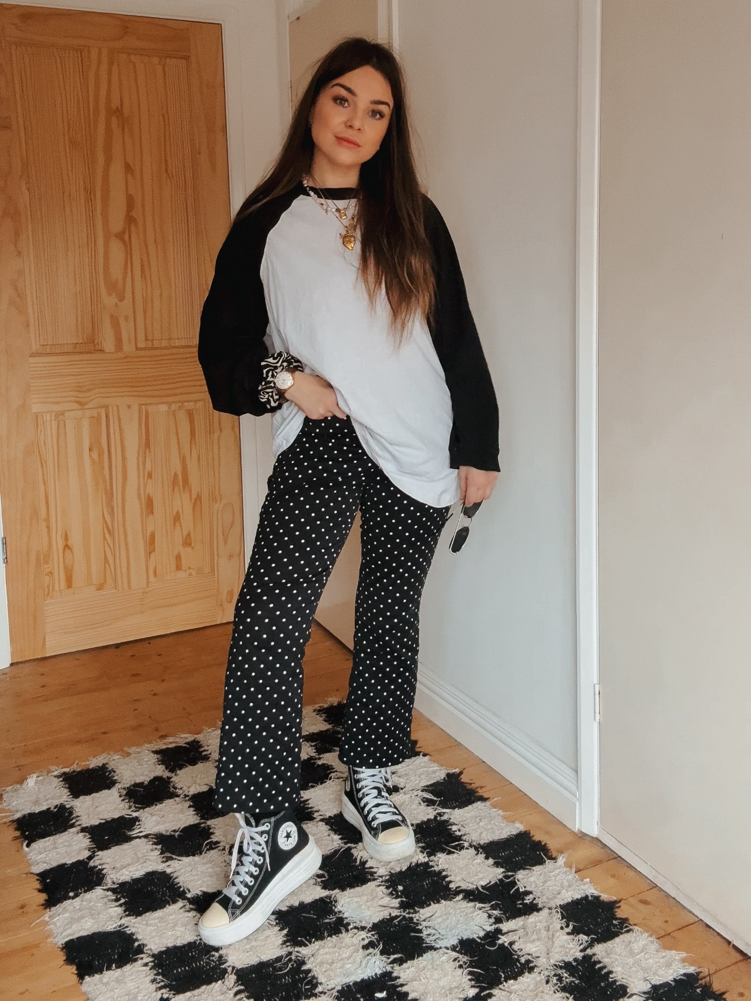 Raglan and Polka dot flares ✨

#LTKuk #LTKwinter