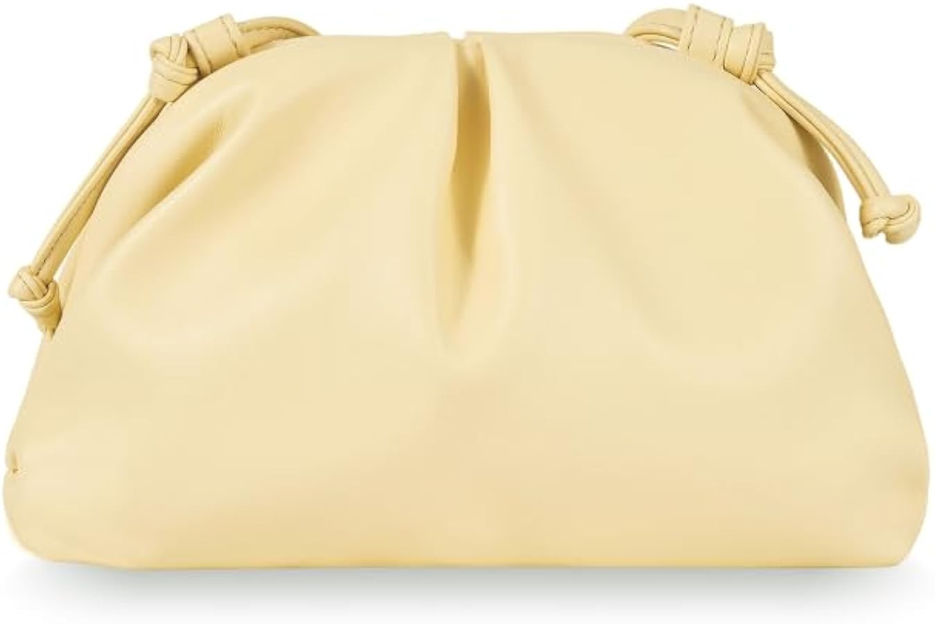BRYCTSISEN Elegant Vegan Leather Clutch Bag for Women Dressy Pleated Cloud Dumpling Purse Super S... | Amazon (US)