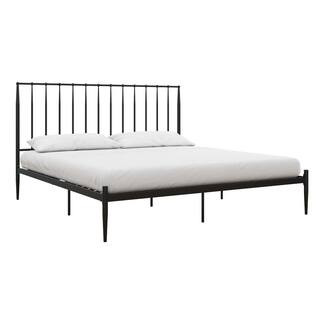 DHP Gracie Modern Black Metal King Bed DE42965 | The Home Depot