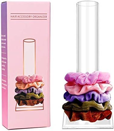 Oaoleer 10inch Scrunchie Holder Stand,Clear Jewelry Organizer for Teen Girl Women Gifts, The Perf... | Amazon (US)