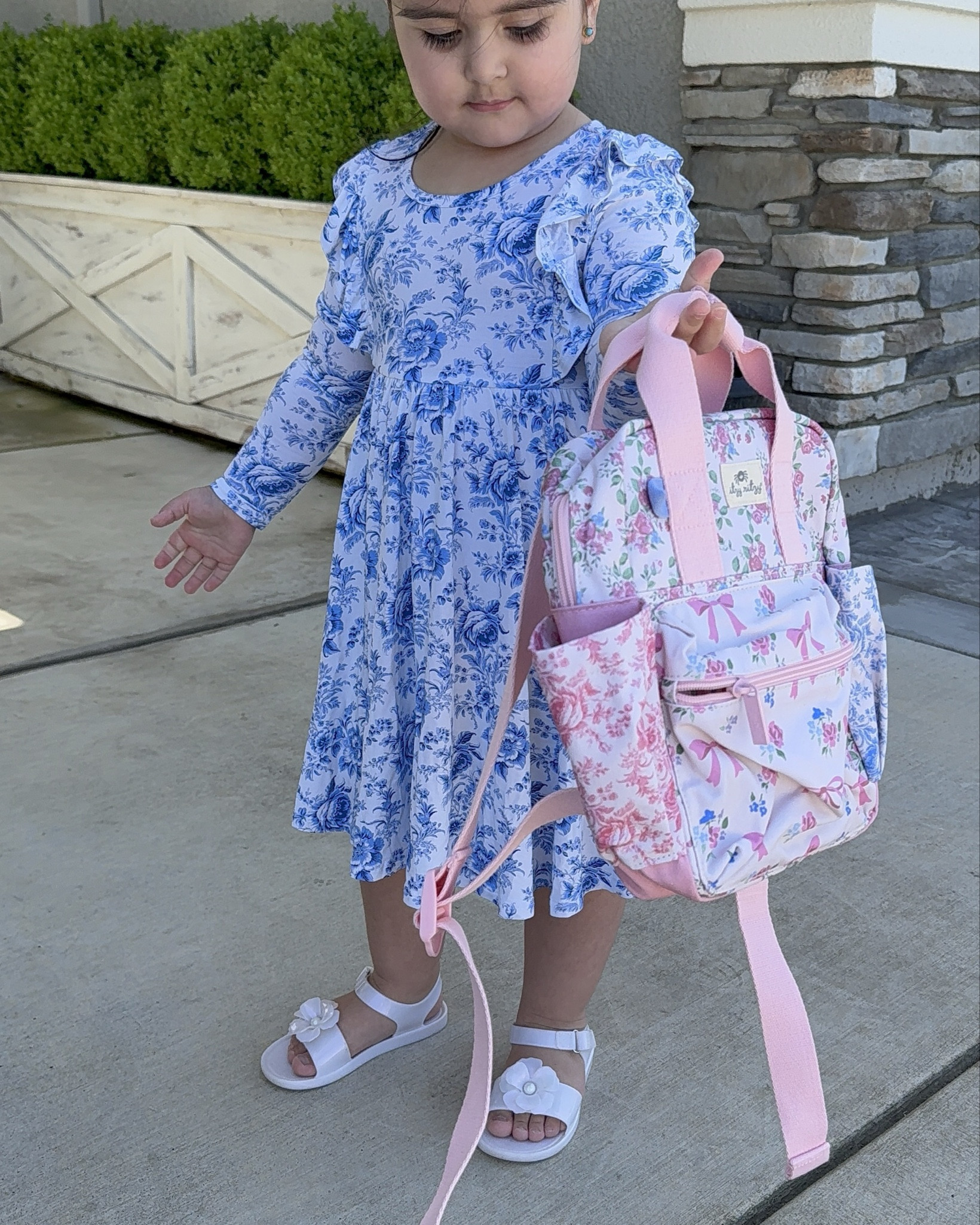 Cutest toddler backpack and dress 💙

#LTKKids #LTKFamily #LTKBaby