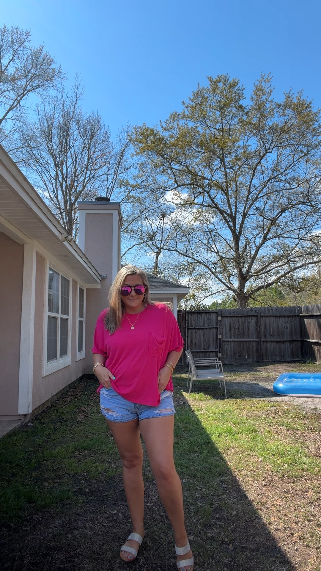 My top & sunglasses are in my TikTok showcase! 

#LTKootd #LTKMidsize #LTKOver40