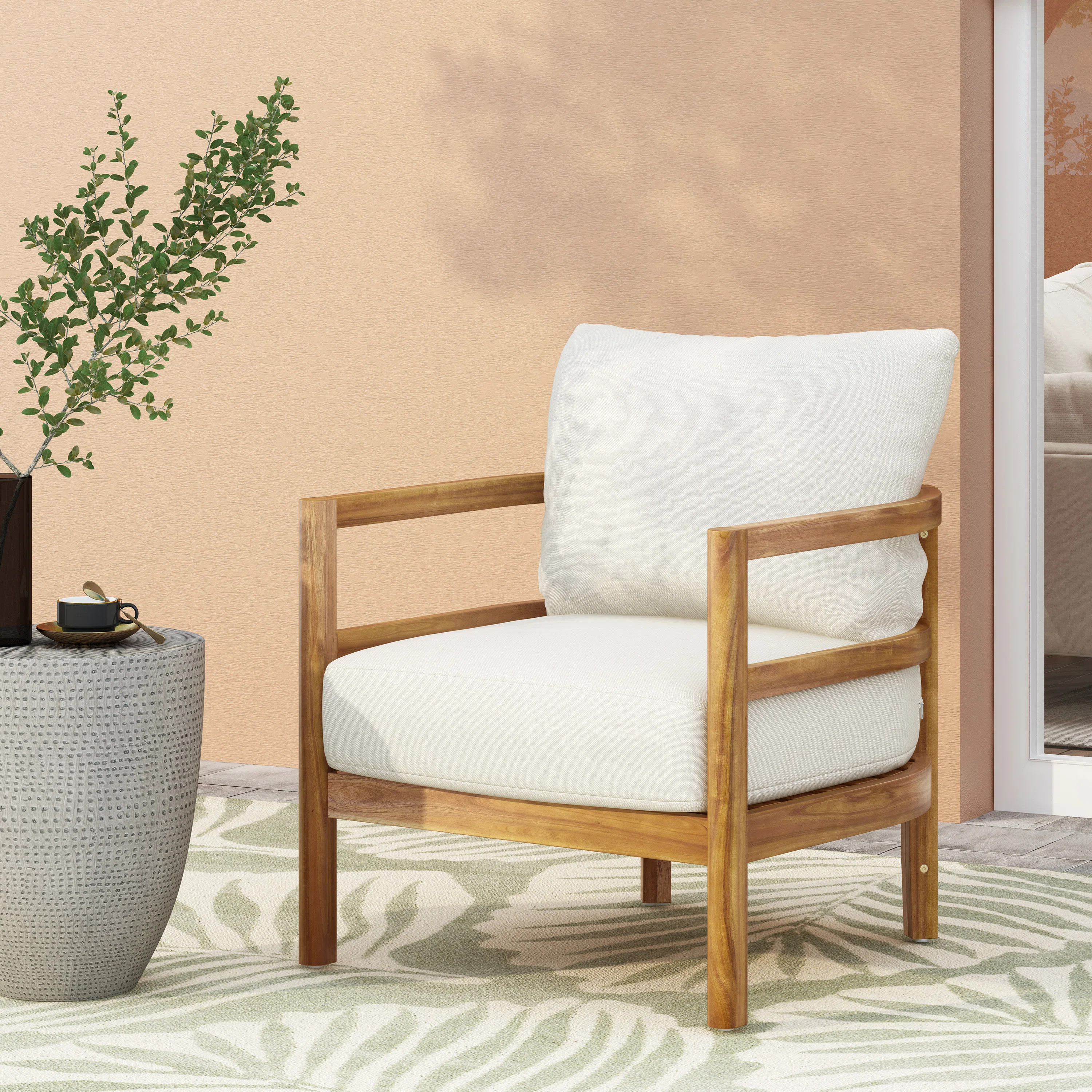 Lorene Patio Chair with Cushions | Wayfair North America