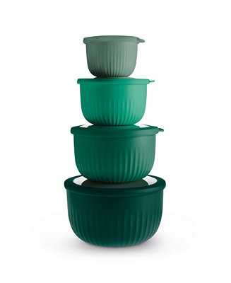 Art & Cook 8 Piece Round Nesting Bowl Set with Lids - Macy's | Macy's