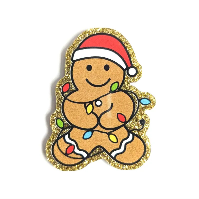 Gingerbread Christmas Lights / Christmas / PLASTIC Add On - Etsy | Etsy (US)