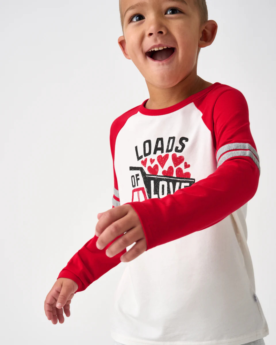 Loads of Love Raglan Tee | Little Sleepies