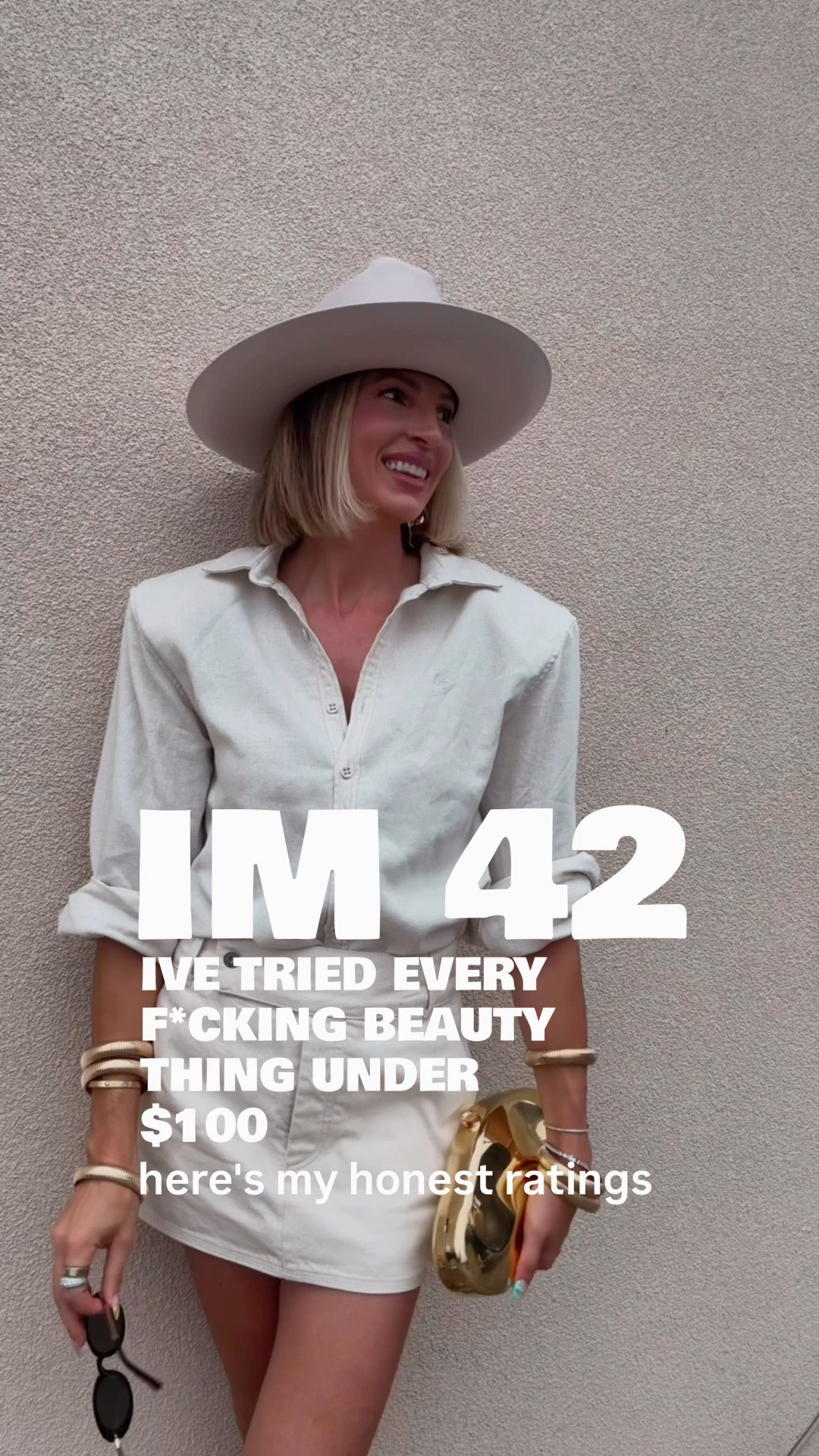 i’m 42. i’ve tried every f*cking beauty thing under $100. here’s my honest ratings.

1. soothing mask — calming, but don’t give much of a glow
2. teeth whitening molds — what I use in between my professional teeth bleaching treatments
3. olive oil shot — my internal Botox
4. 20 min collagen mask — this is a holy sh*t product
5. viral heel exfoliant — did not work for me at all. I can’t believe I showed you guys my gross heels.
6. gua sha cream — thought it was a gimmick, but it actually makes my neck look smoother
7. at-home microneedling — the sounds but micro needling is pretty life-changing if you’re into less crepey, less wrinkled smooth skin
8. thermal brush — I felt like it just fried my hair. That’s all.
9. posture corrector — really does help to fix your posture when you’re wearing it, but I forget to wear it
10. viral spray tan — gives such a deep tan but dries fast so you need to move quickly
11. glass skin spray — this is how I fake a facial
12. body glow — wanna be the sexiest woman in the room? Put this all over your body.
13. dark spot remover — honestly, blown away. I use this on my face every morning too.
14. cellulite device — works but can leave bruises if you’re not careful. I use in the shower when my body is warmed.
15. glutathione for skin brightening — I get why Hailey Bieber and Kylie take glutathione regularly. It totally brighten your skin from the inside out
16. laser hair removal- I get asked all the time if this actually works. Yes, it works! Just time-consuming if using on legs 
17. daily sardines — gross but 1000x worth it. Your hair will grow in like crazy, your skin will have this internal glow and you will reach your daily protein requirements so easily.

#LTKOver40 #LTKBeauty #LTKSaleAlert

#LTKSaleAlert #LTKBeauty #LTKselfcare

#LTKSaleAlert #LTKBeauty #LTKselfcare