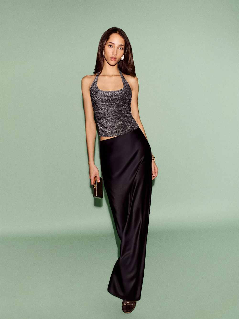 Bella Satin Skirt | Reformation (Global)