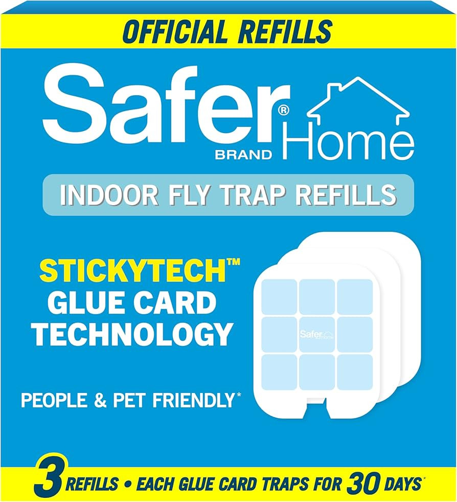 Safer Home SH503 Trap Refill Pack of Glue Cards for SH502 Indoor Fly Trap, 3 Count (Pack of 1) | Amazon (US)
