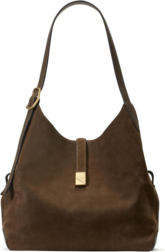 kate spade new york Women's Deco Pebbled Leather Large Shoulder Bag | Amazon (US)