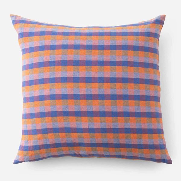Linen Check Pillow | Schoolhouse