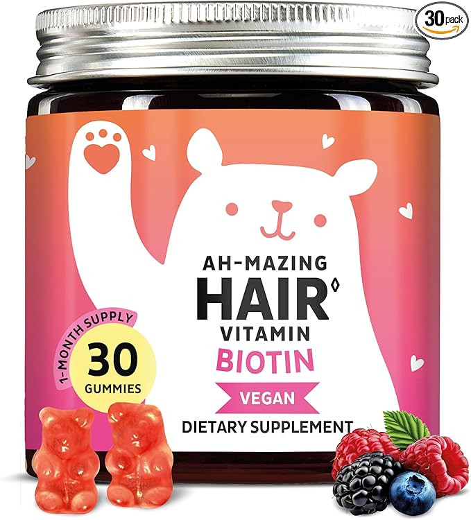 Biotin Gummies for Hair, Skin & Nails. 5,000 mcg High Potency Vegan Vitamins for Faster Hair Grow... | Amazon (US)