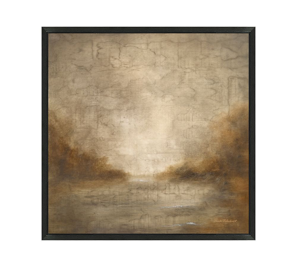 Sepia Inlet Canvas Wall Art | Pottery Barn (US)