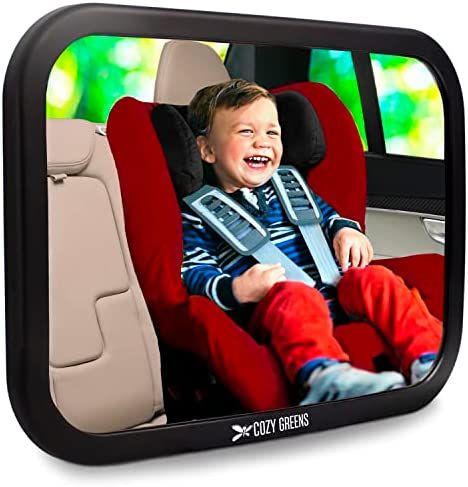 Shatterproof Baby Car Mirror, Fully View Infant in Rear Facing Car Seat - Newborn Safety, Crash T... | Amazon (US)