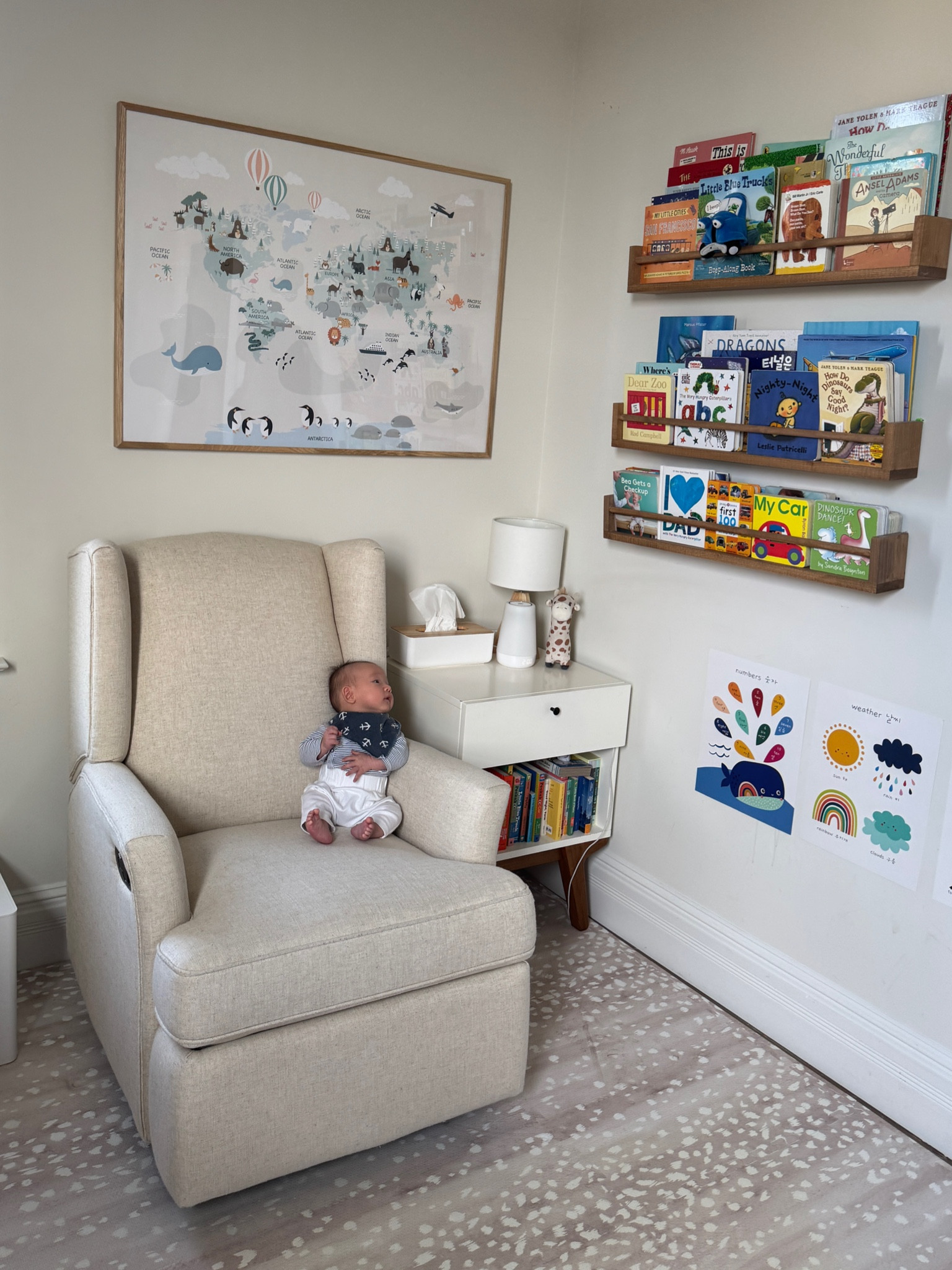 I’ve had this glider for 2+ years and still use it everyday. I use it to feed my infant and to read books to my toddler.  

#LTKBaby